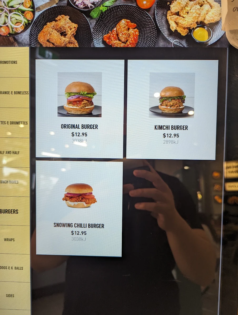 Menu, NeNe Chicken Dandenong Junction