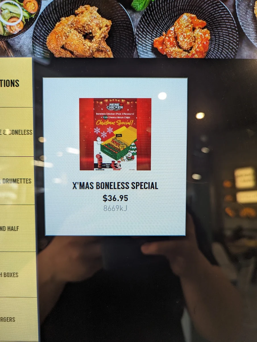 Menu, NeNe Chicken Dandenong Junction