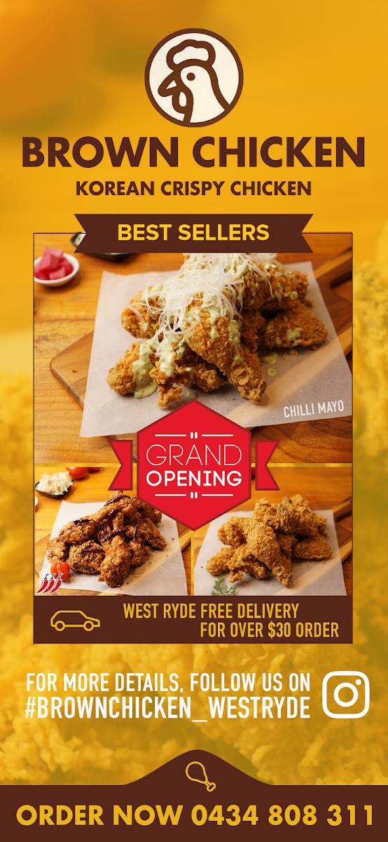 Menu, Brown Chicken West Ryde