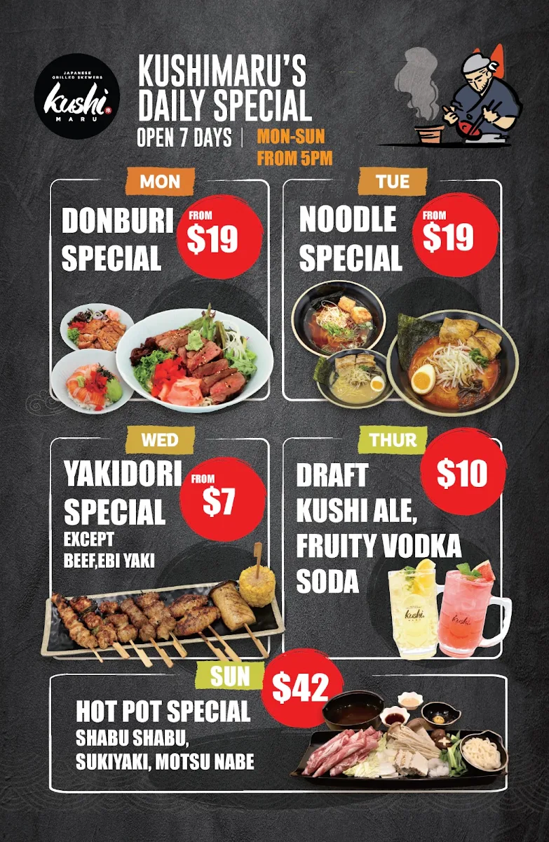 Menu, KushiMaru
