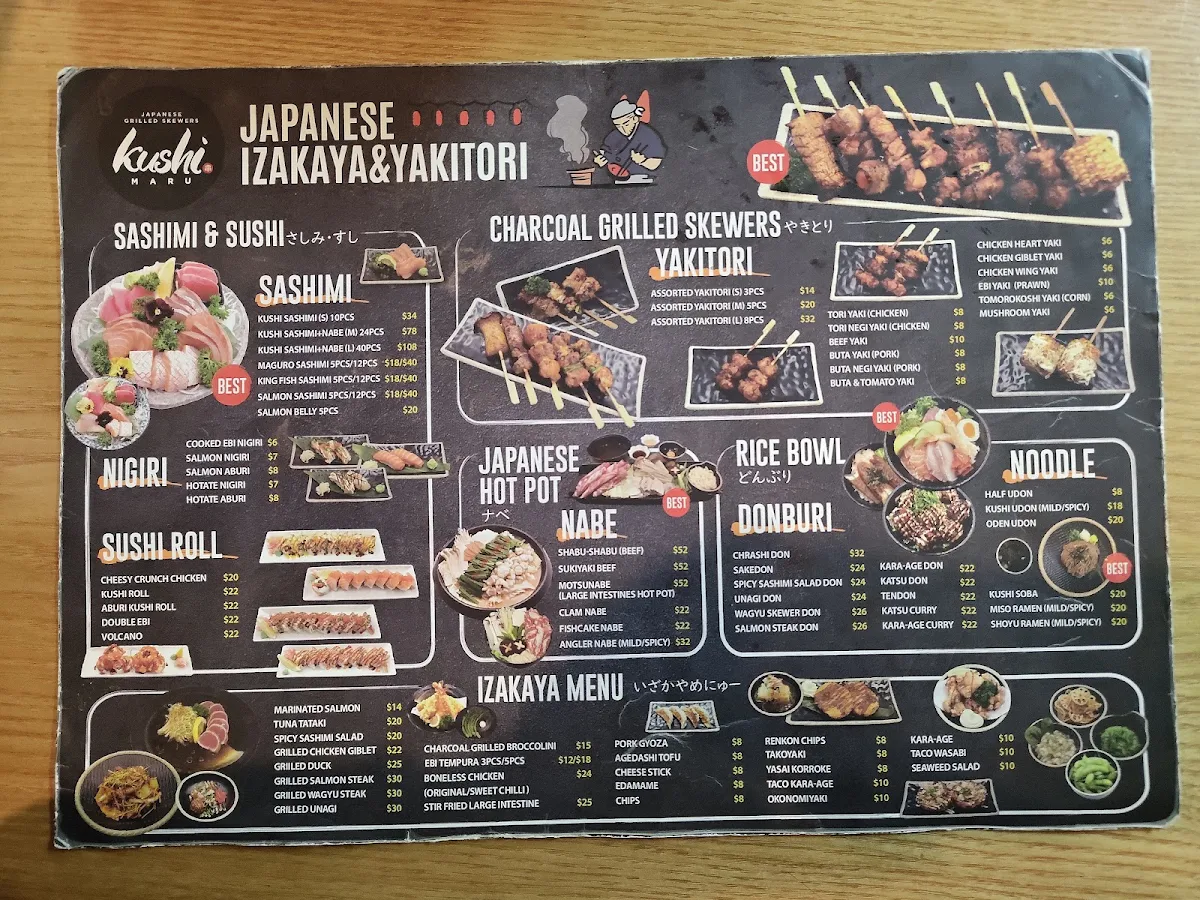 Menu, KushiMaru
