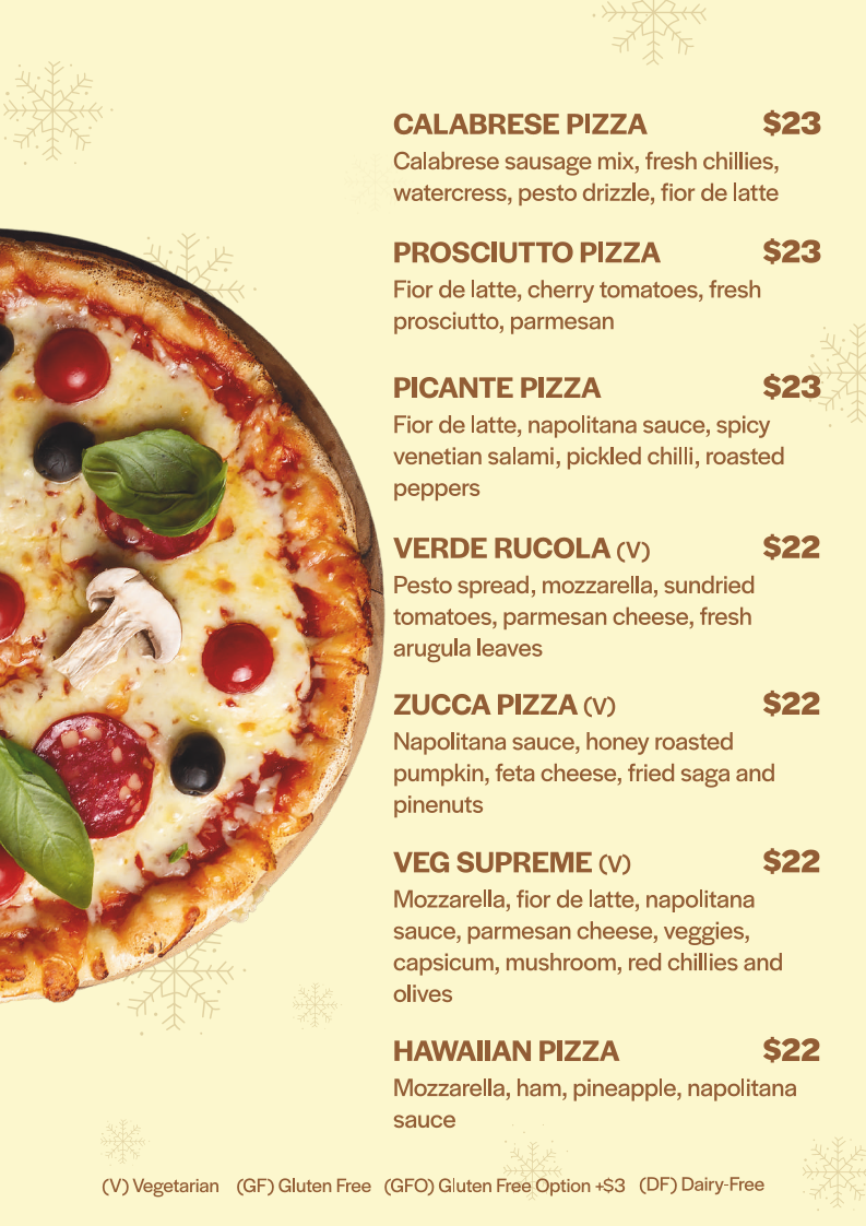 Menu, EQ Cafe & Restaurant | Gungahlin