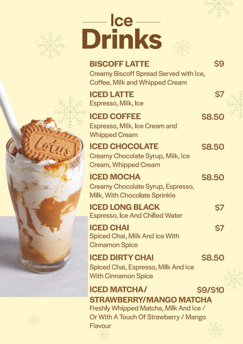 Menu, EQ Cafe & Restaurant | Gungahlin