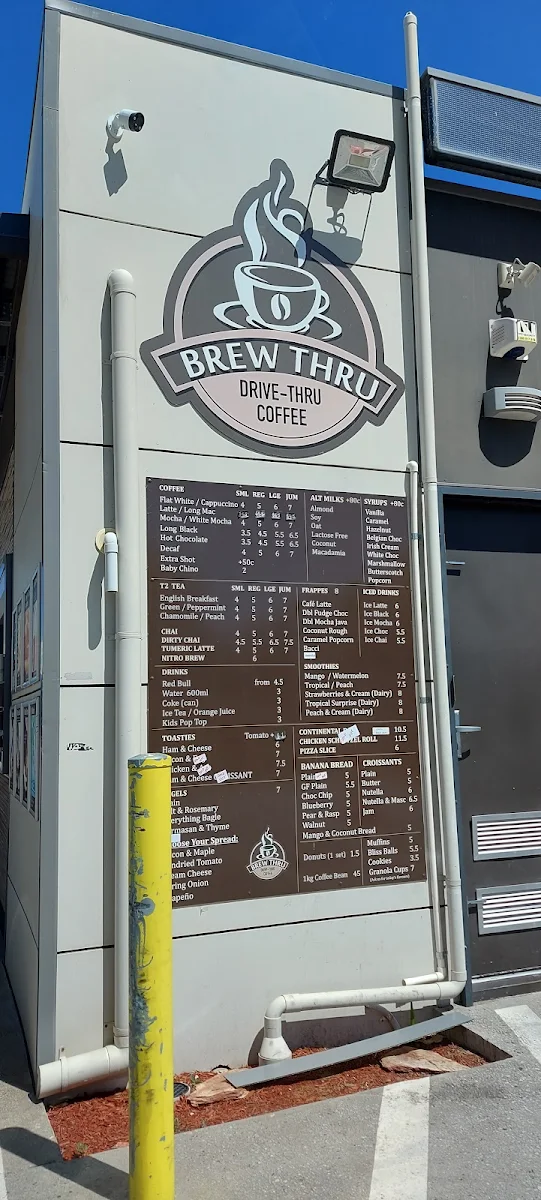 Menu, Brew Thru
