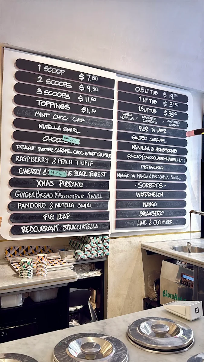 Menu, Pidapipó CBD