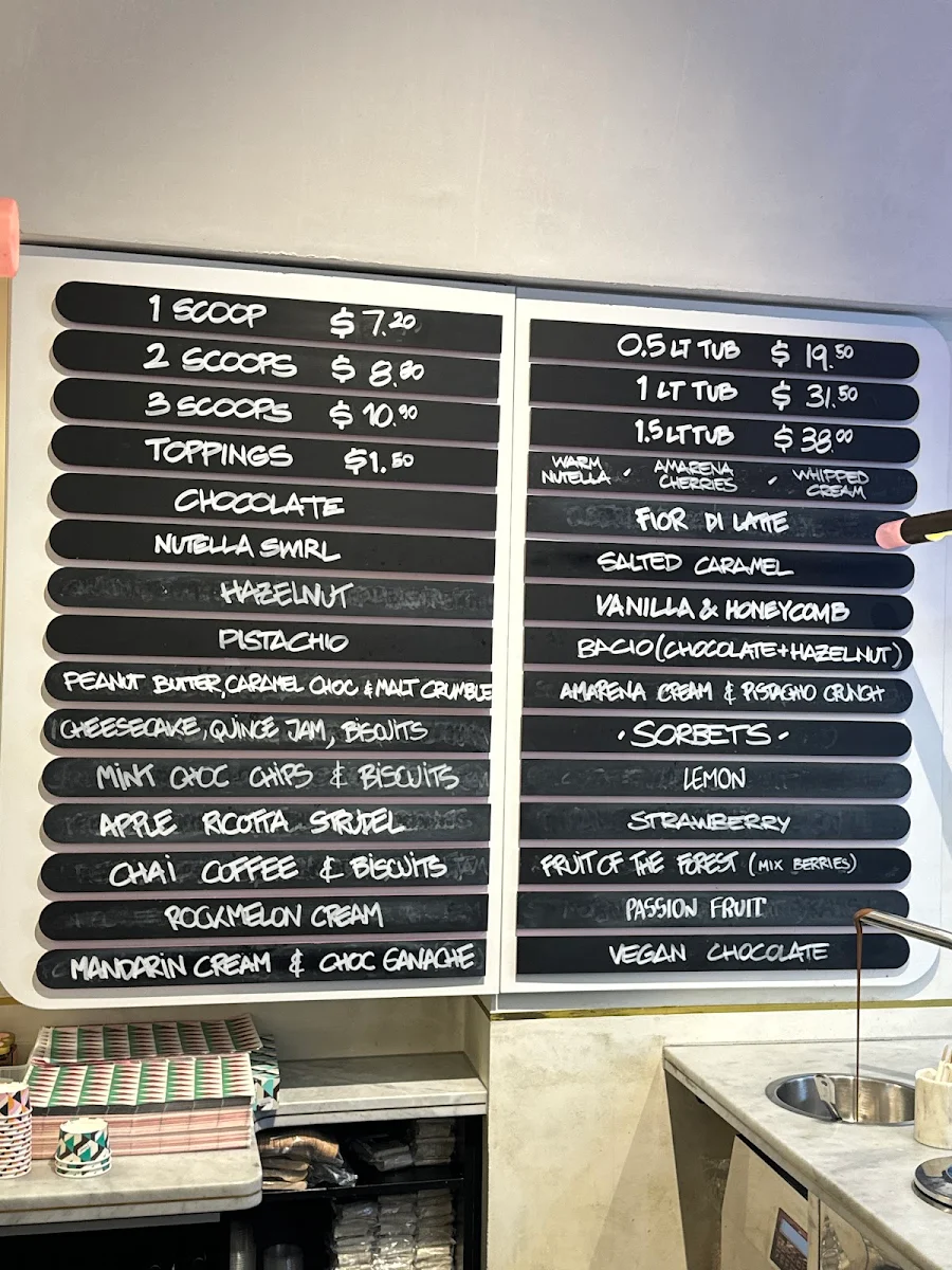 Menu, Pidapipó CBD