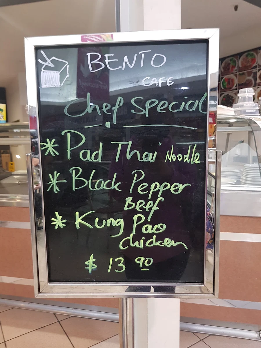 Menu, Bento and Cafe