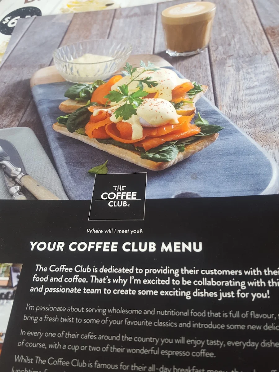 Menu, THE COFFEE CLUB® Aspley