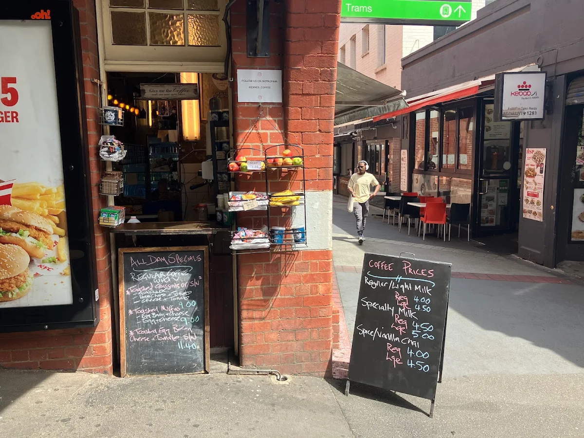 Menu, Zane Coffee The Little Tuckshop