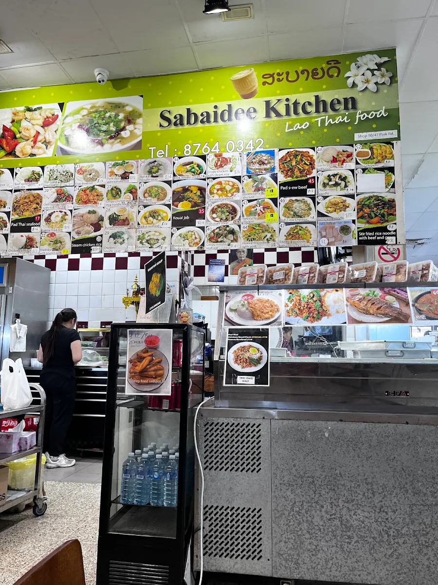 Menu, Sabaidee Kitchen Lao Thai Food