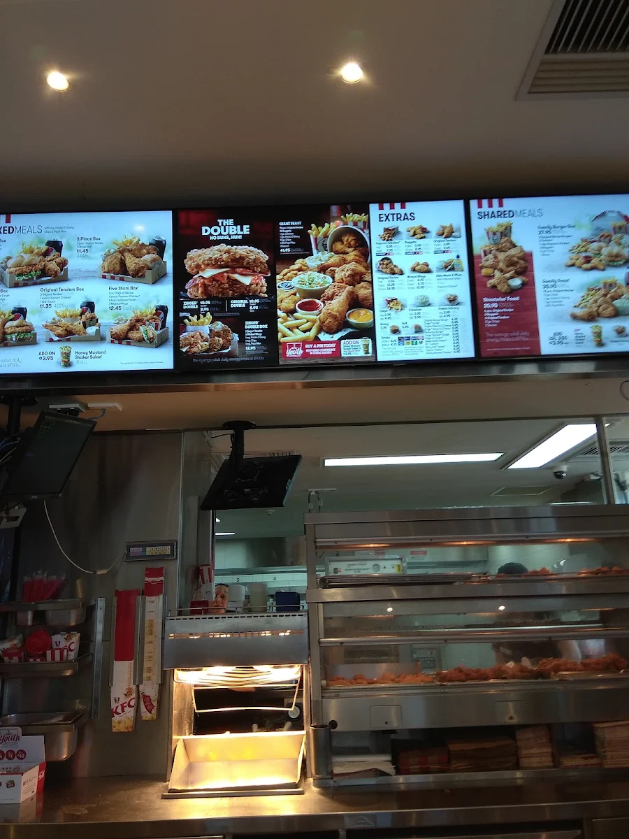 Menu, KFC Falcon