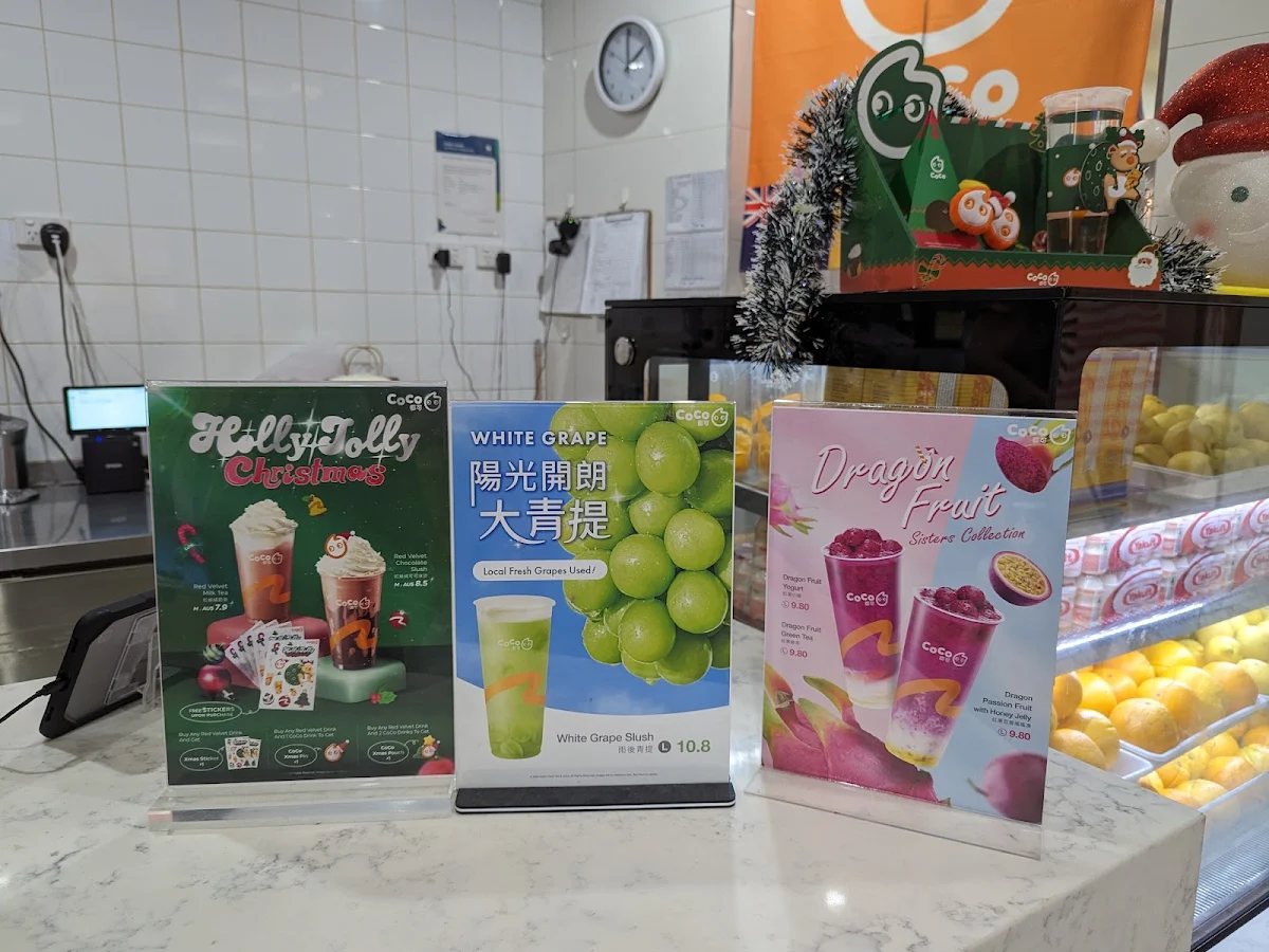 Menu, CoCo Bubble Tea（Glen Waverley）