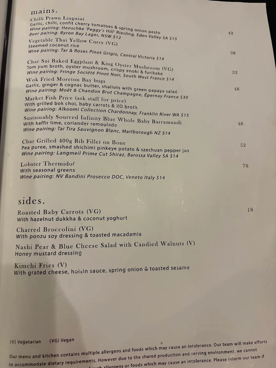 Menu, Coco s Kitchen + Bar