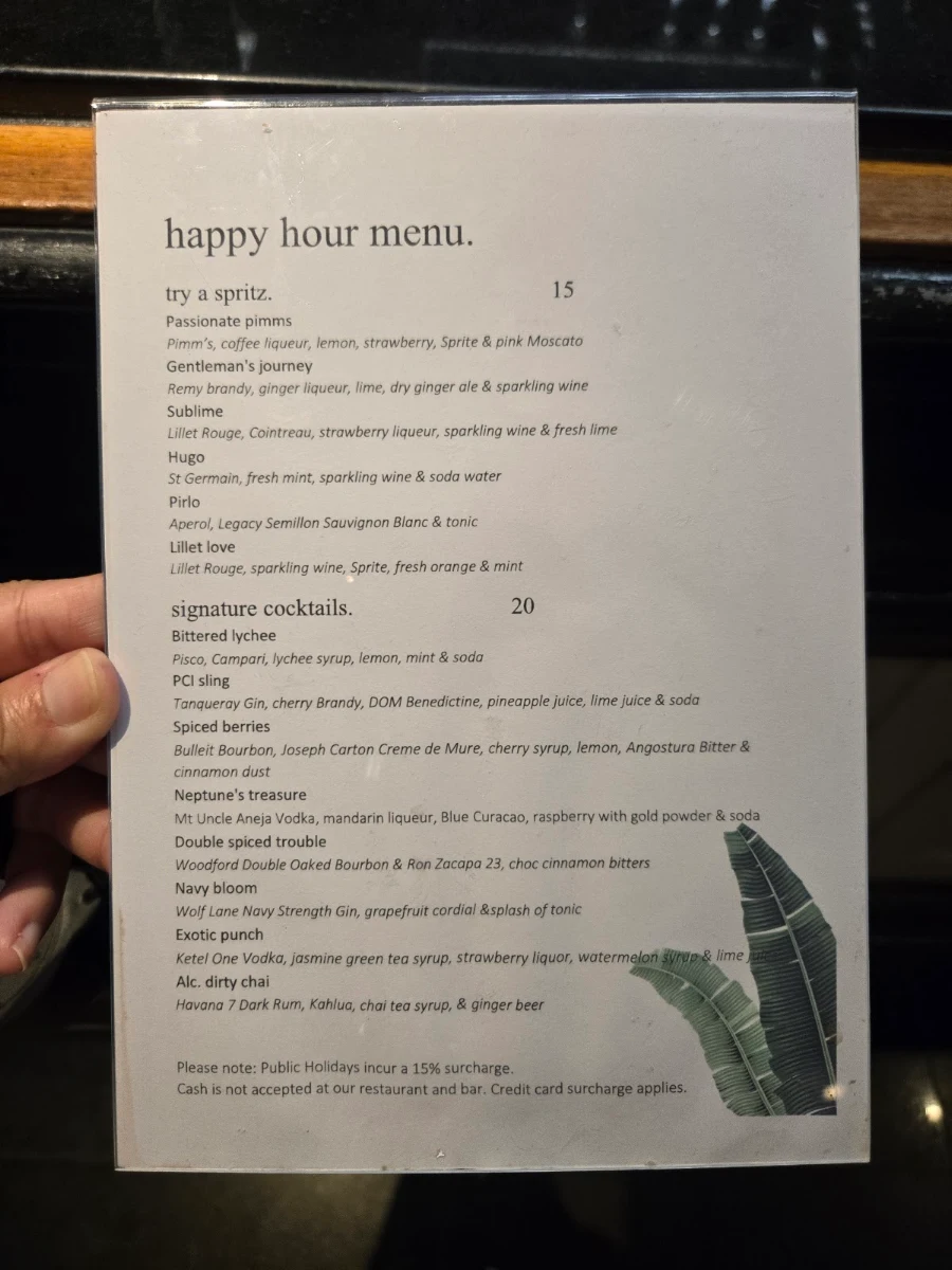 Menu, Coco s Kitchen + Bar