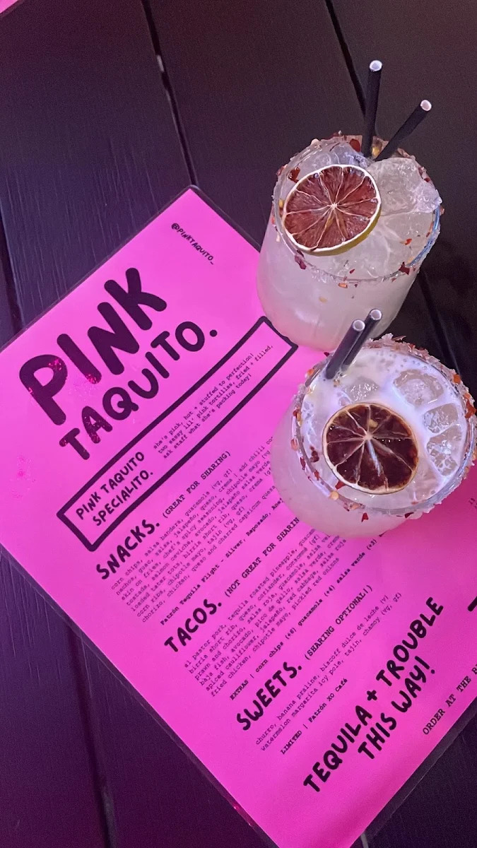 Menu, Pink Taquito