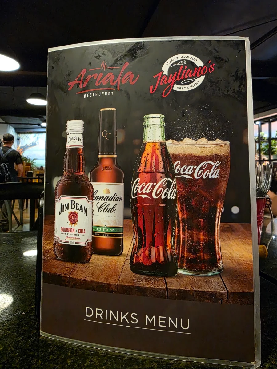Menu, Ariala Kippa-Ring