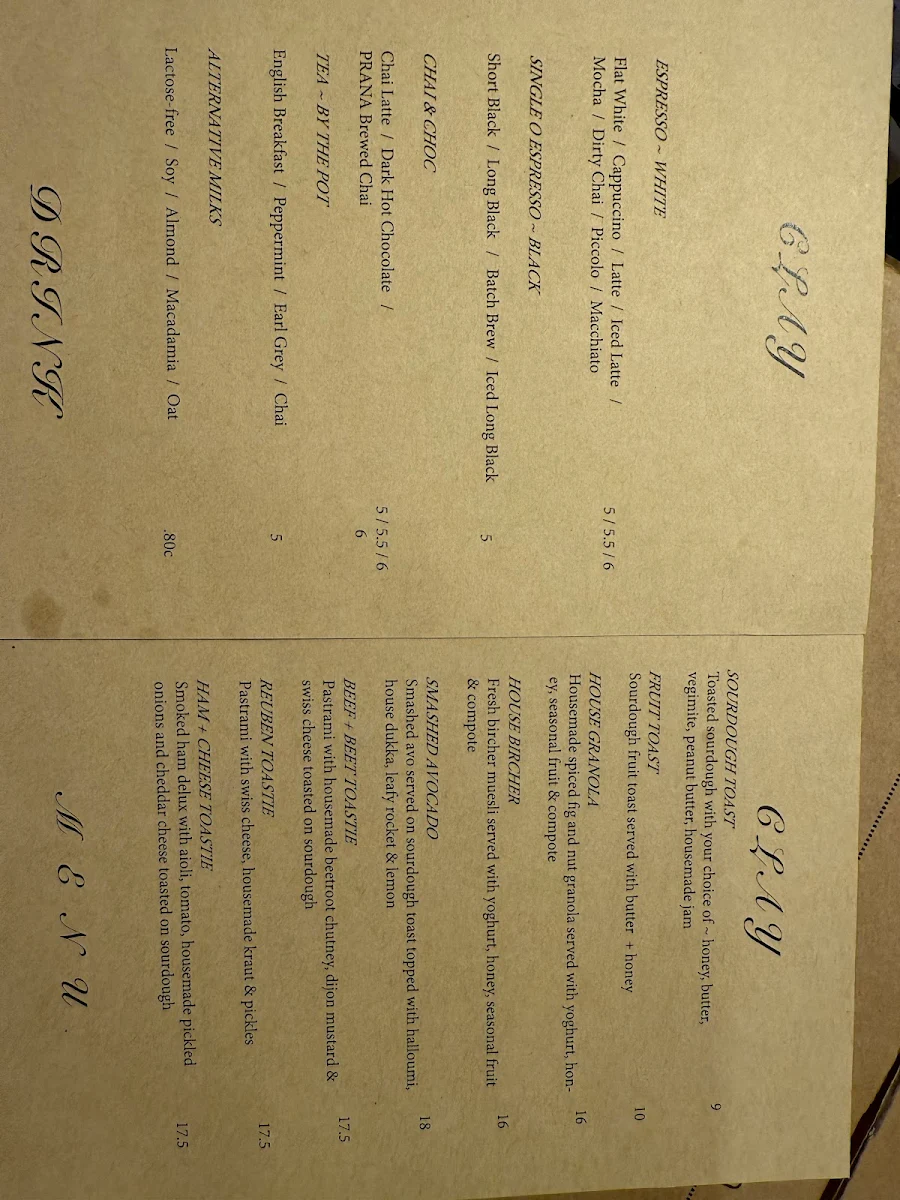 Menu photo 1