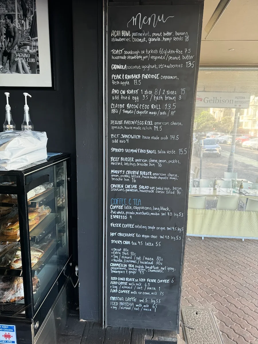 Menu, Birichina Cafe