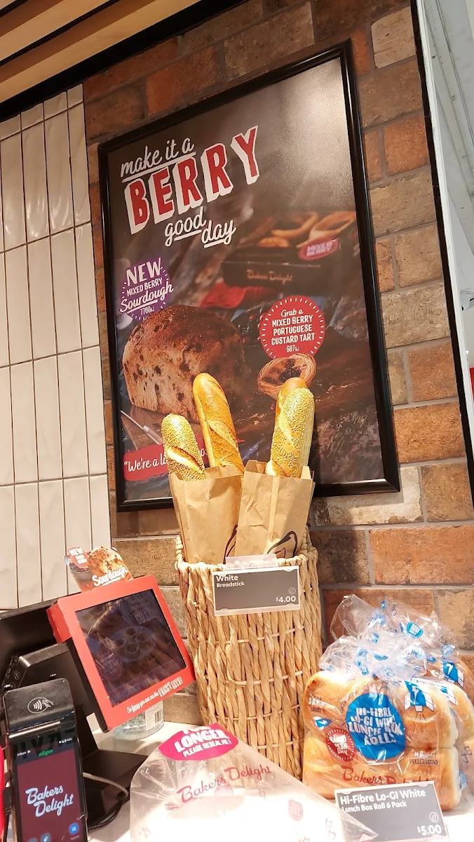 Menu, Bakers Delight Mount Barker