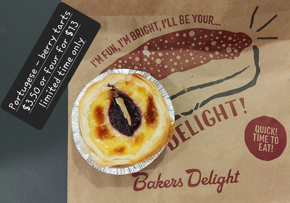 Menu, Bakers Delight Mount Barker