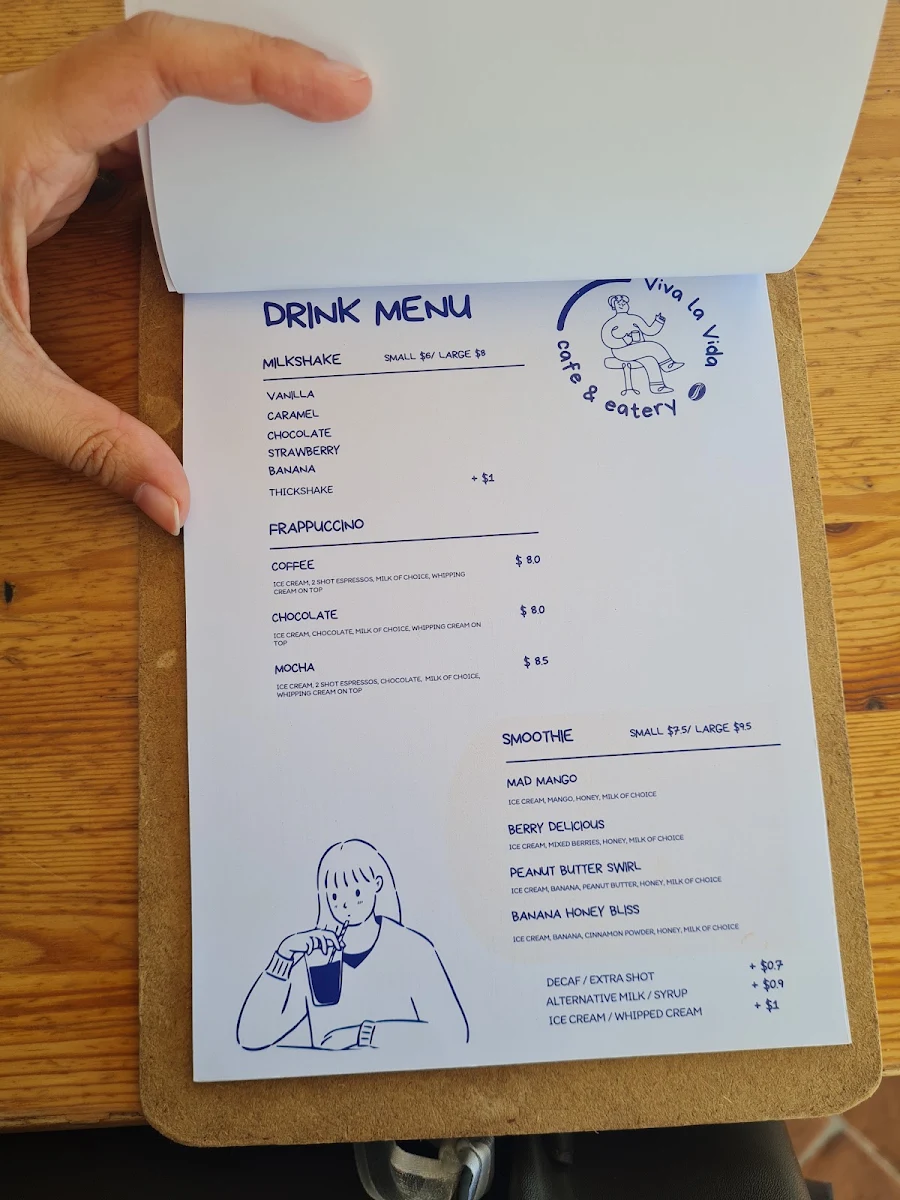Menu, Viva la Vida