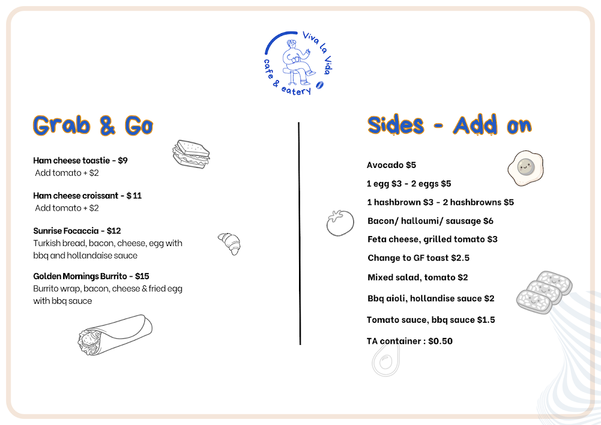 Menu, Viva la Vida