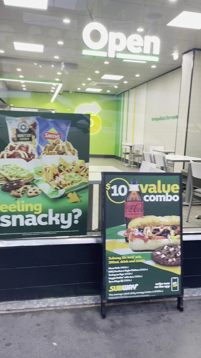 Menu, Subway