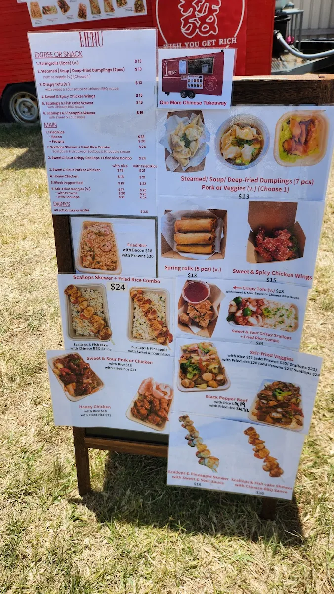 Menu, Food Truck Park