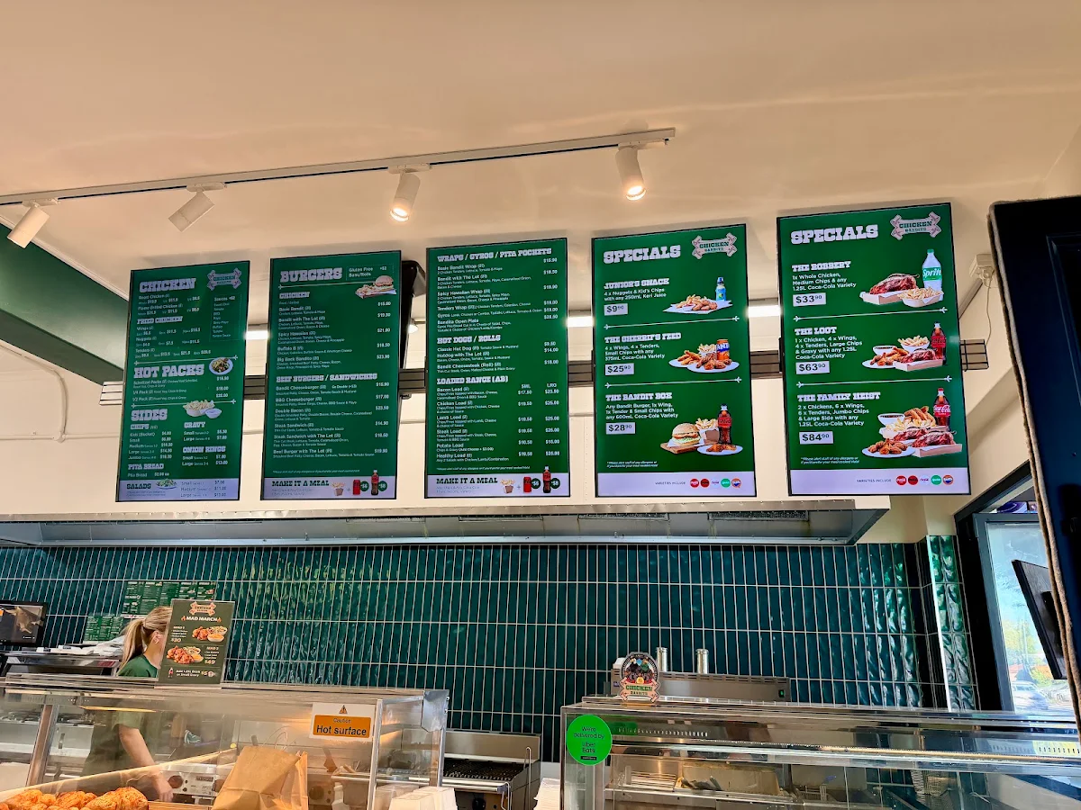 Menu, Chicken Bandits