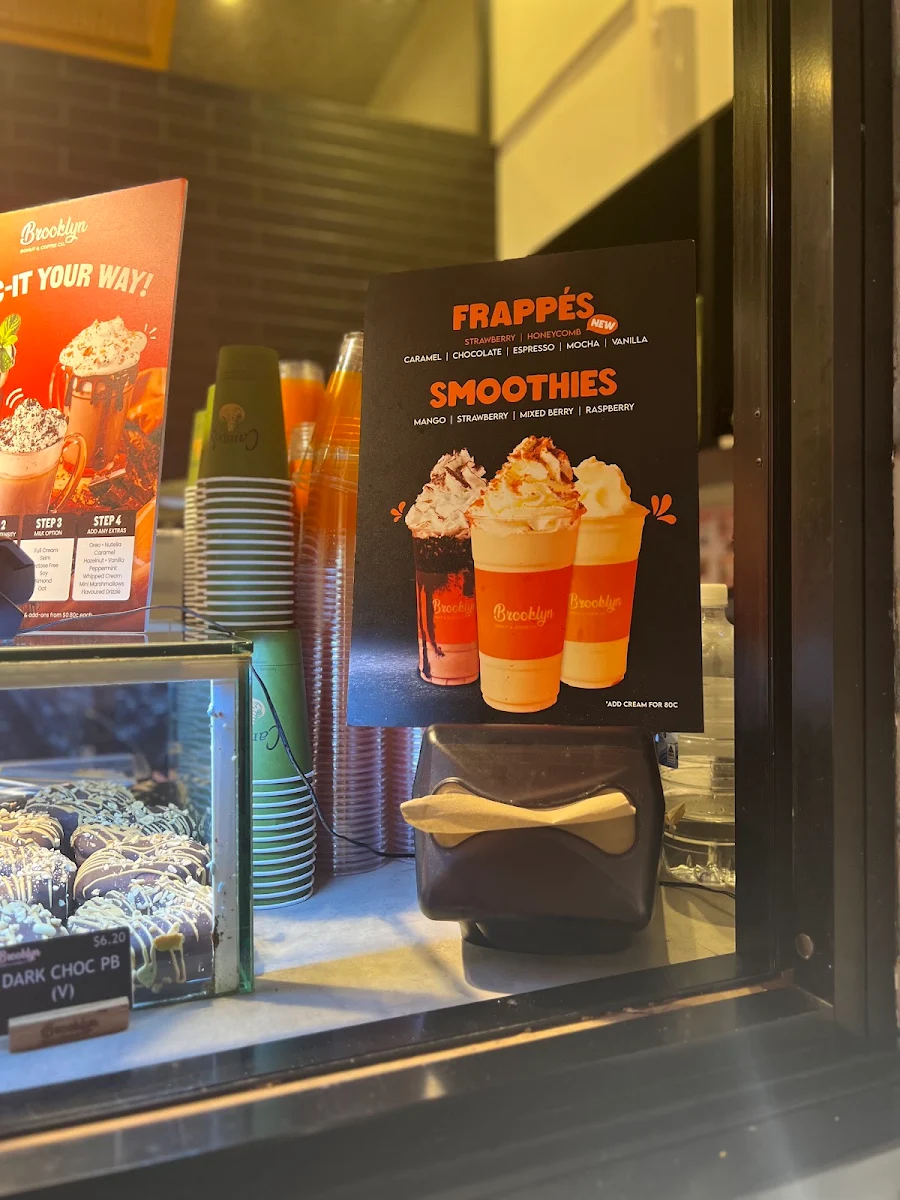 Menu, Brooklyn Donuts Chermside