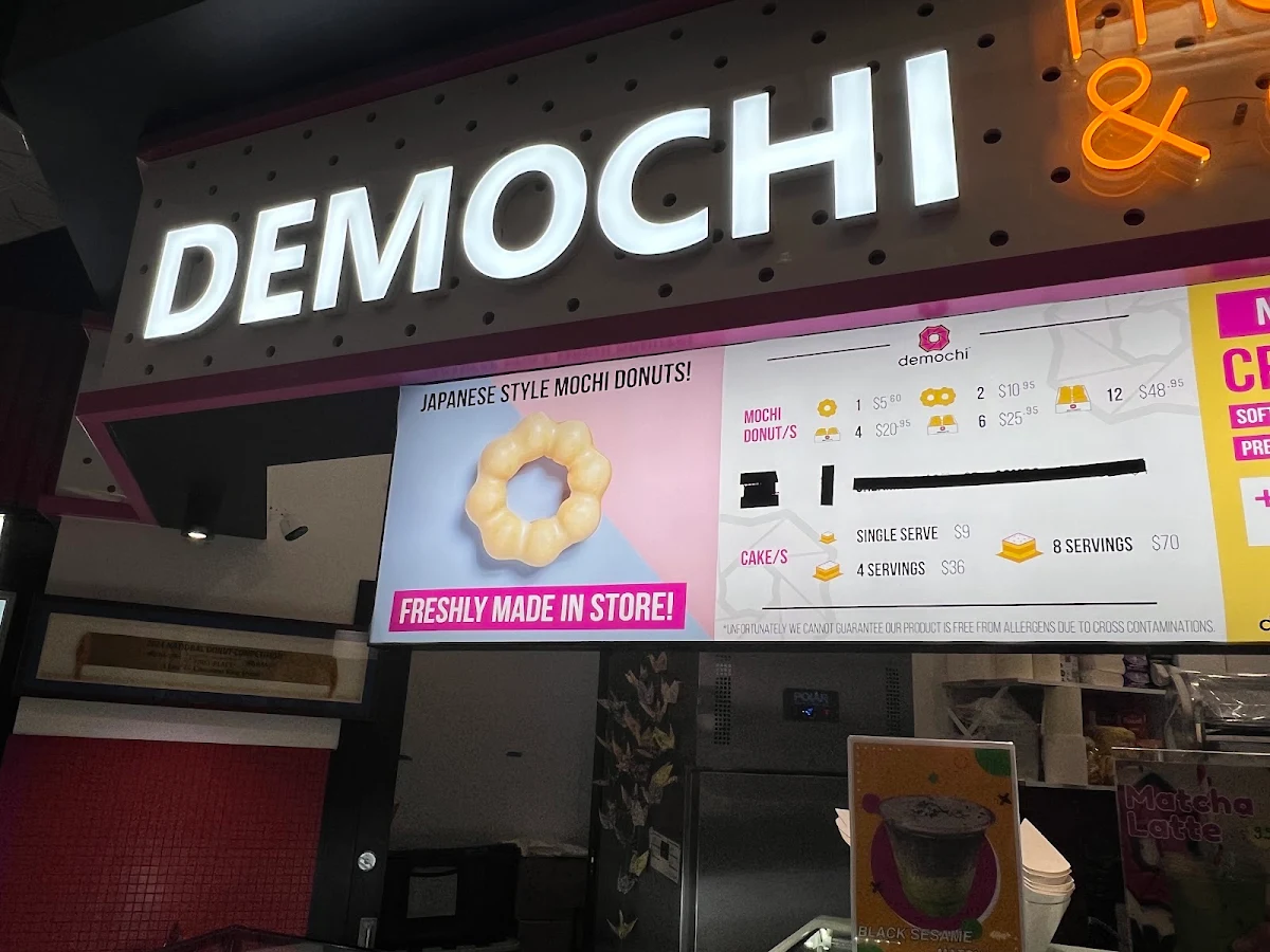 Menu, Demochi Melbourne CBD
