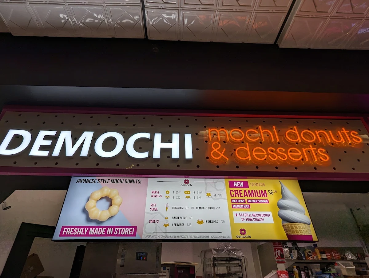 Menu, Demochi Melbourne CBD