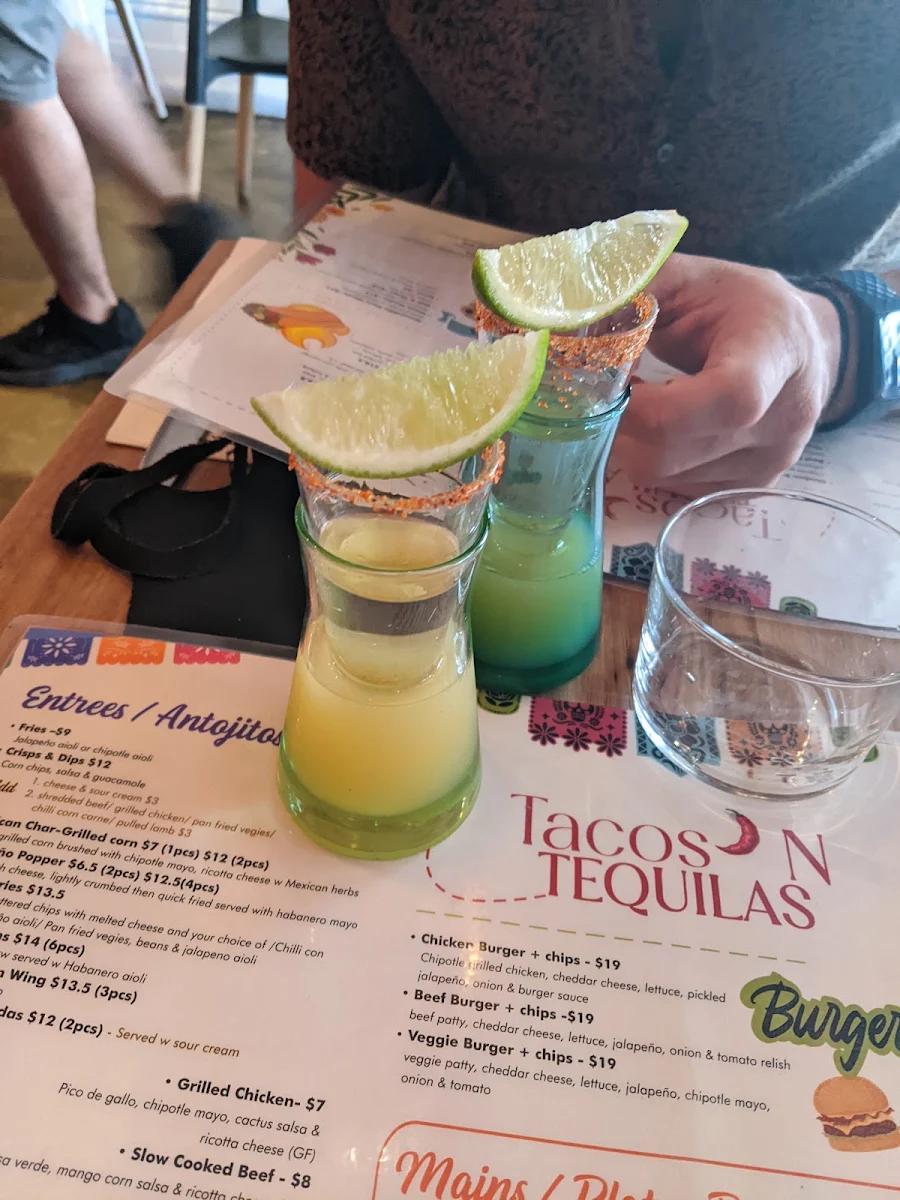 Menu, Tacos 'N' Tequilas Elsternwick