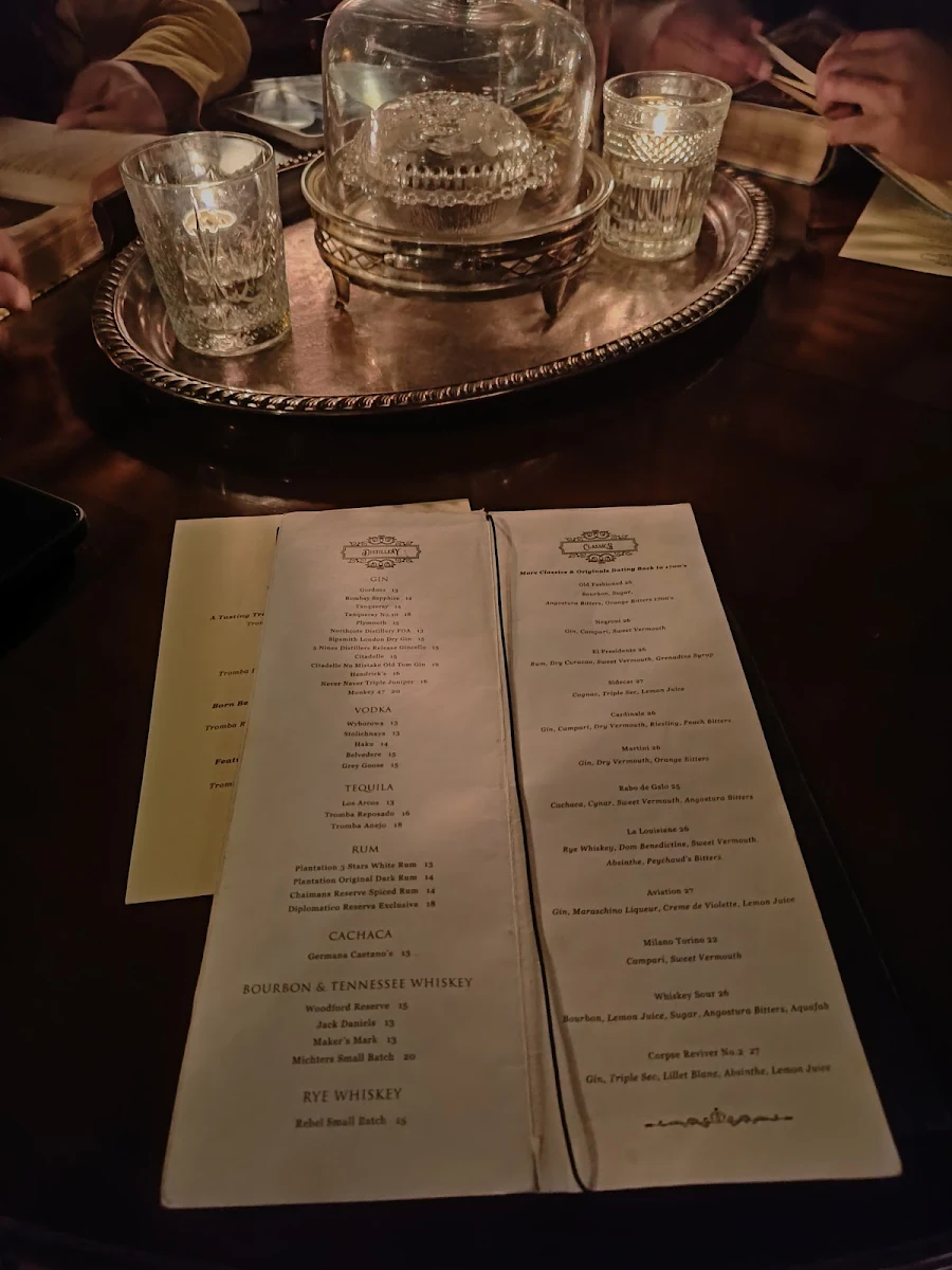 Menu, Mill Place Merchants