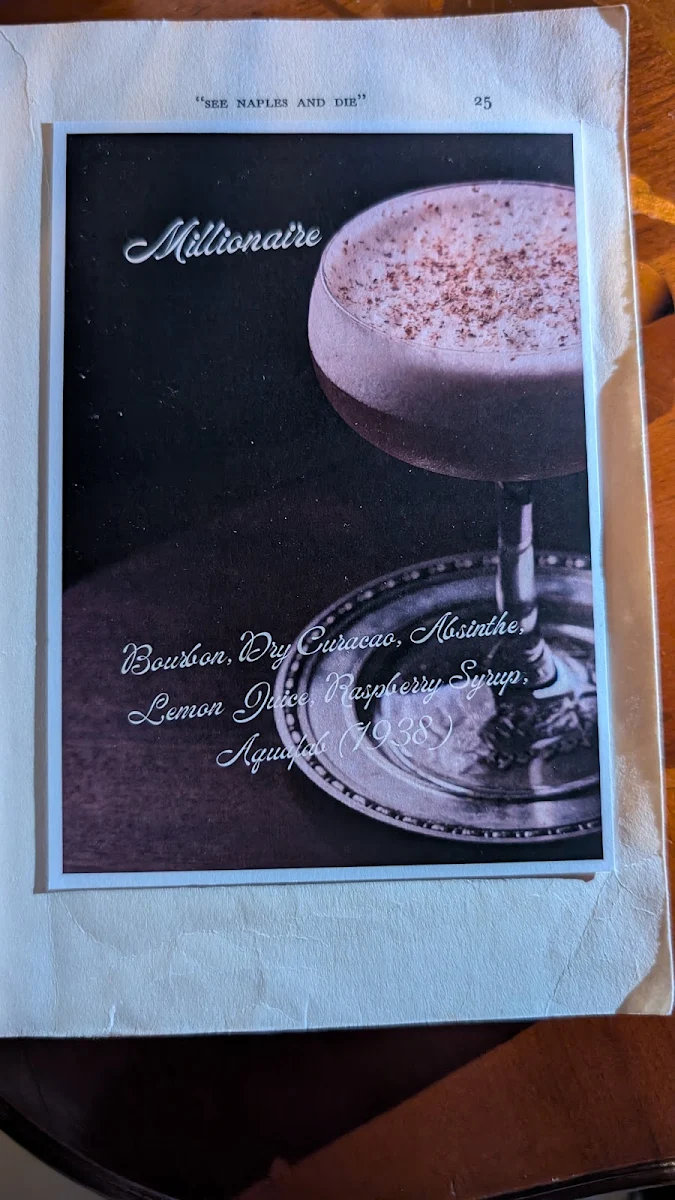 Menu, Mill Place Merchants