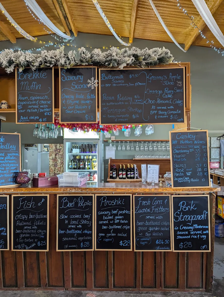 Menu, Blue Pot Pantry & Cafe