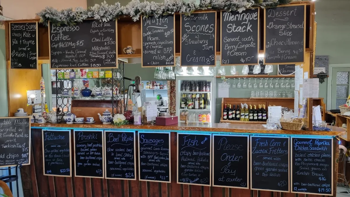 Menu, Blue Pot Pantry & Cafe