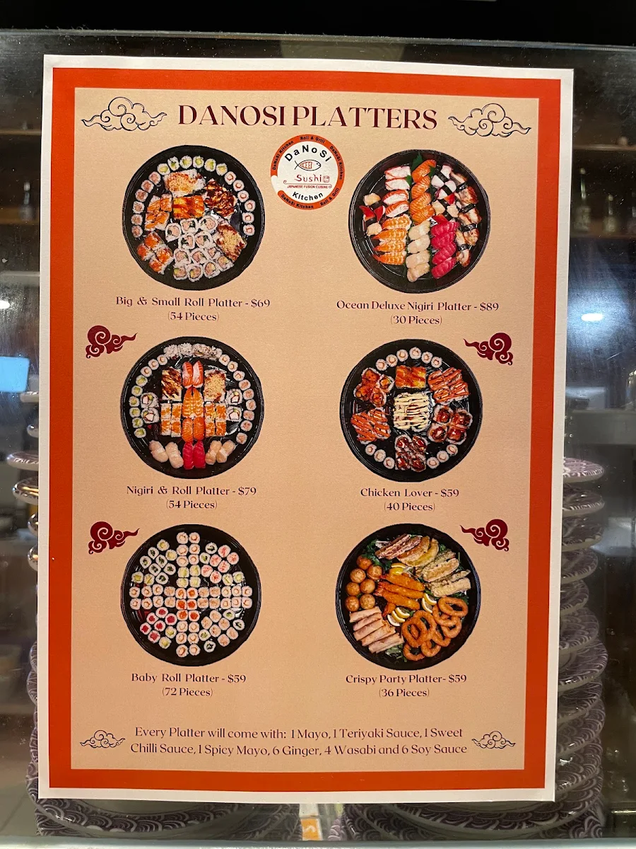 Menu, Danosi Kitchen Arundel Plaza