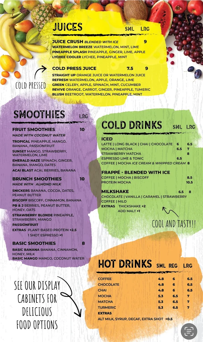 Menu, Local Social Mooloolaba