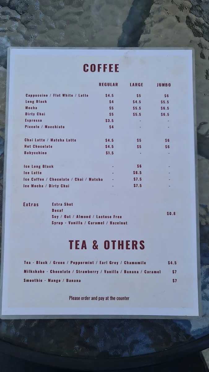 Menu, What About Me Asquith