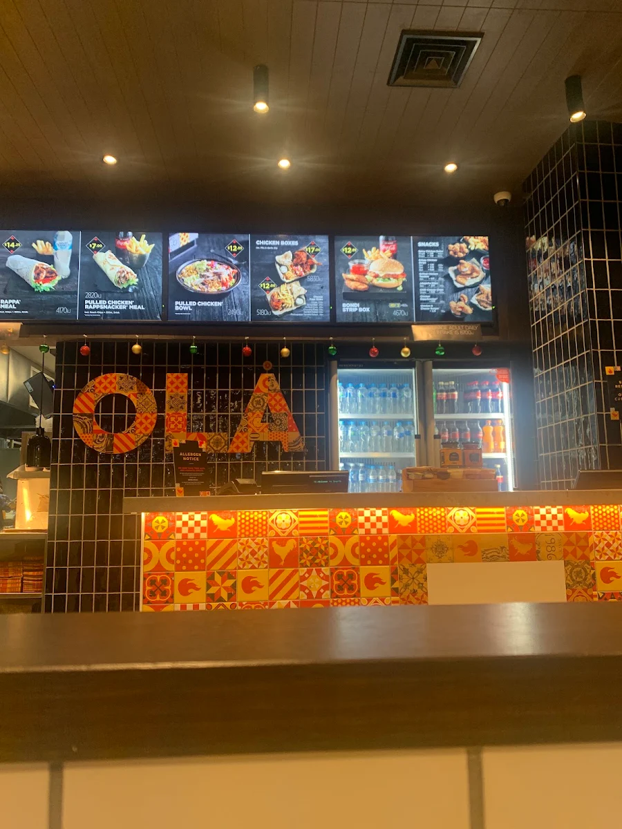 Menu, Oporto DFO South Wharf