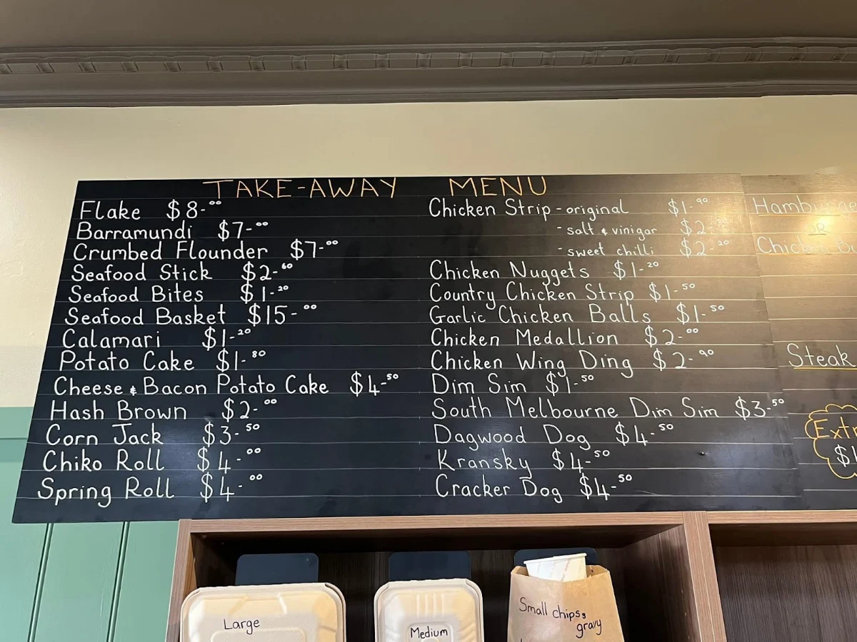 Menu, Duck in & Dine