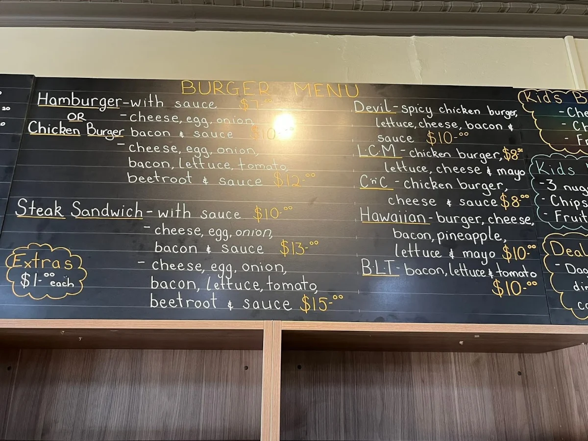 Menu, Duck in & Dine