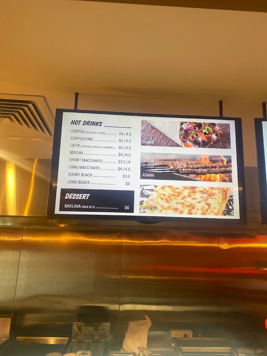 Menu, The Meat Shack