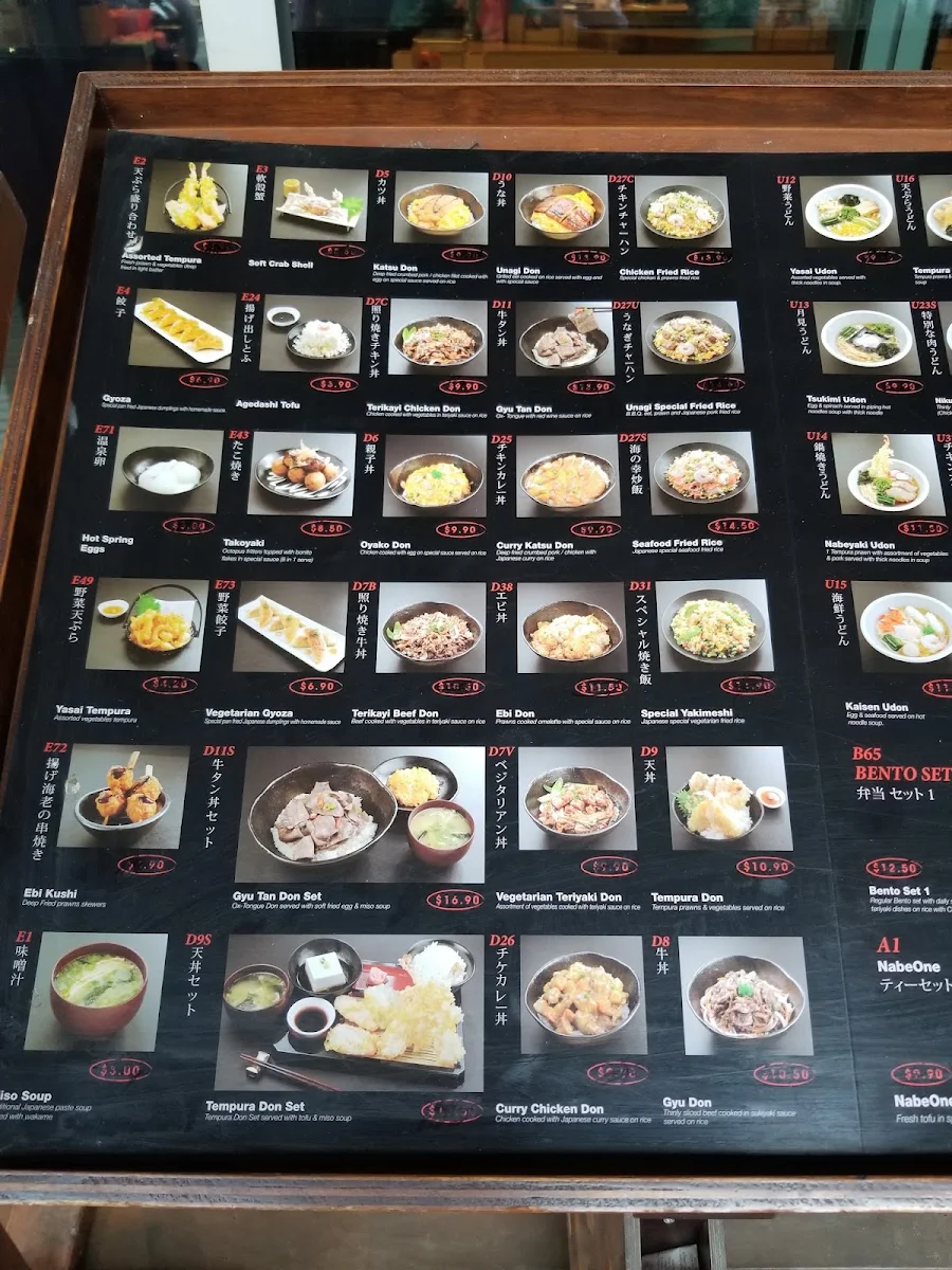 Menu, O-Bento