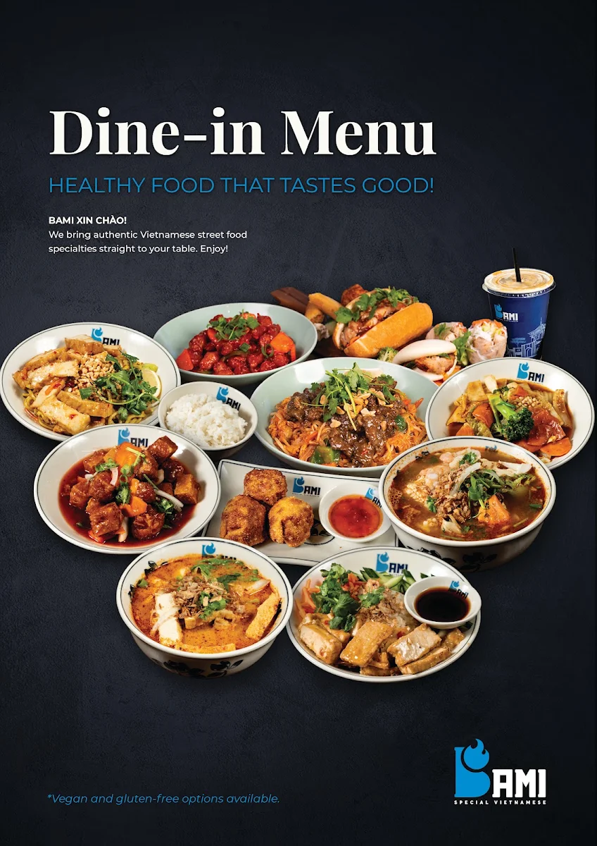 Menu, Bami Brighton