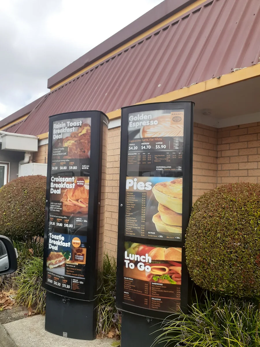 Menu, Golden Nugget Bakery
