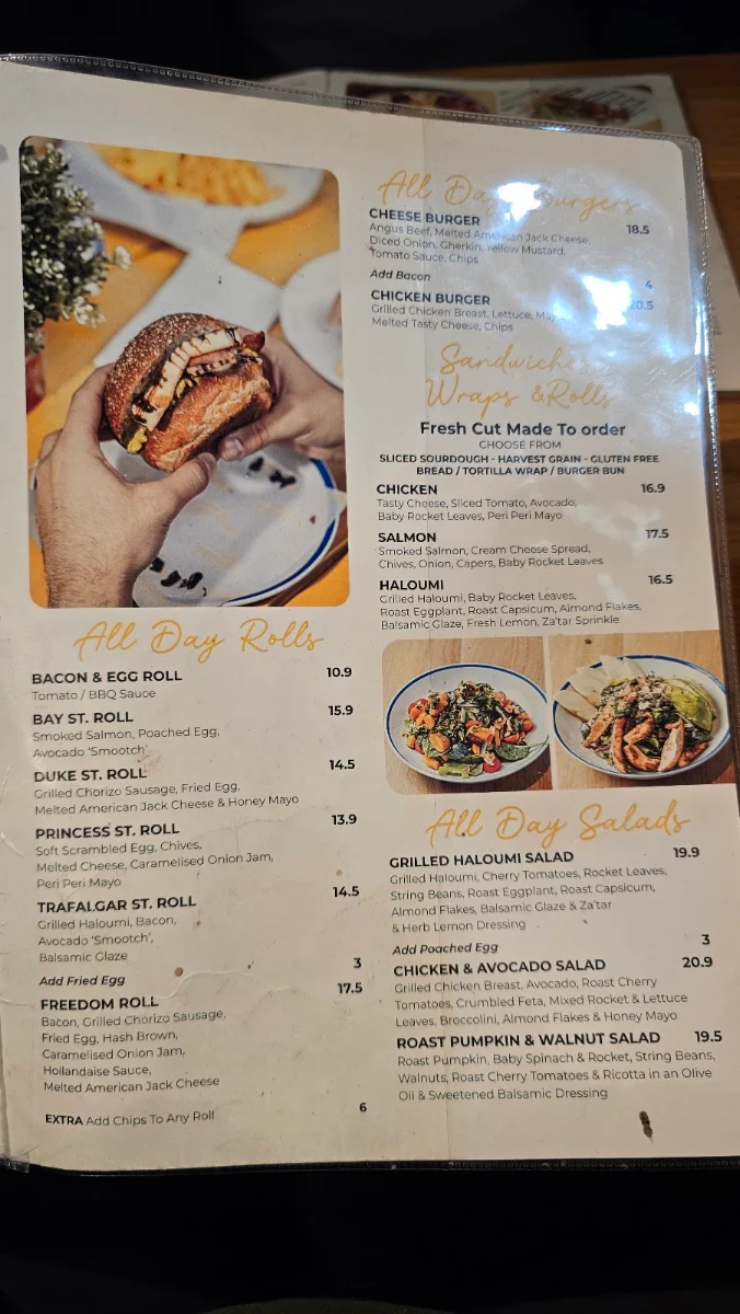 Menu, Mootch & Me