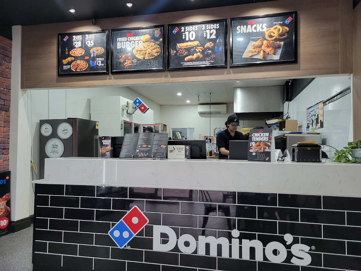 Menu, Domino's Pizza Renmark