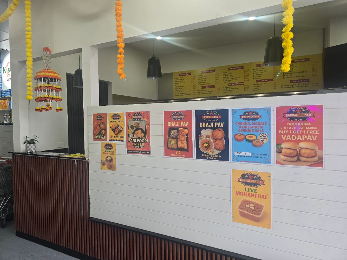 Menu, Bombay Corner